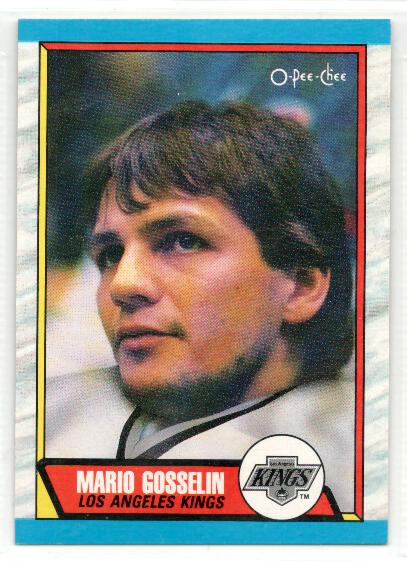 1989-90 O-Pee-Chee #258 Mario Gosselin