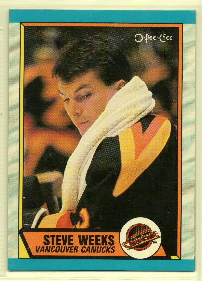 1989-90 O-Pee-Chee #285 Steve Weeks