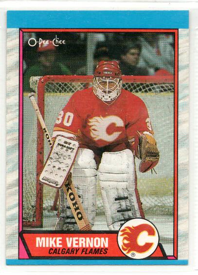 1989-90 O-Pee-Chee #163 Mike Vernon