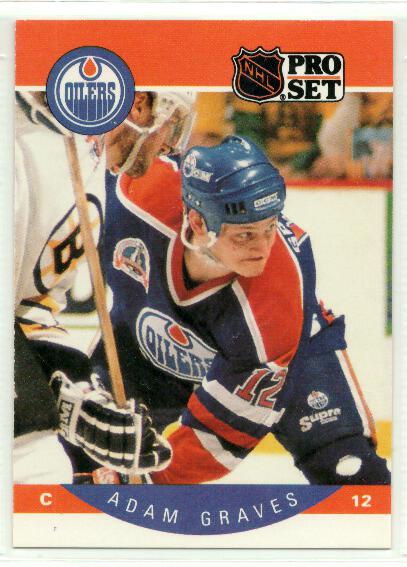 1990-91 Pro Set #84 Adam Graves RC