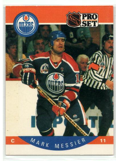1990-91 Pro Set #91 Mark Messier