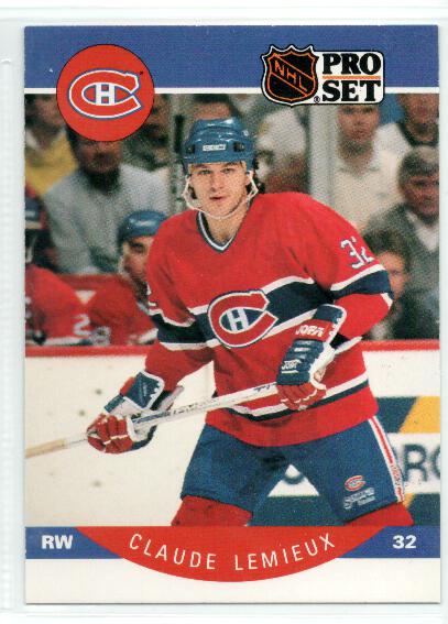 1990-91 Pro Set #153 Claude Lemieux