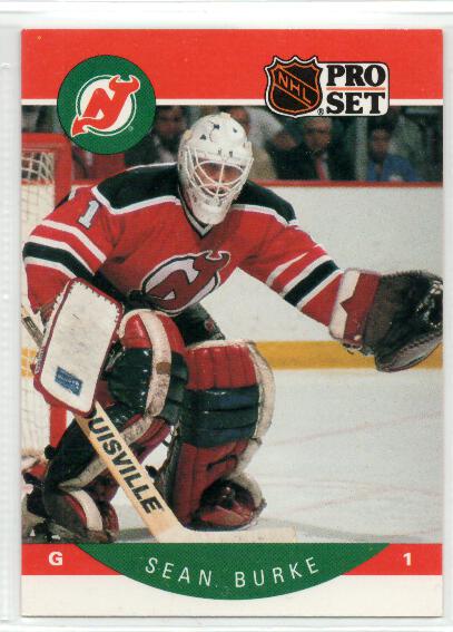 1990-91 Pro Set #164 Sean Burke