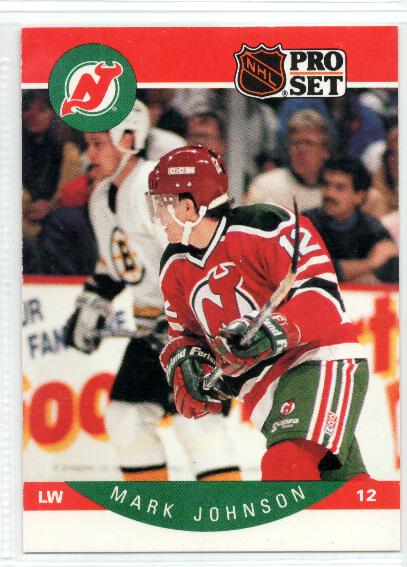 1990-91 Pro Set #168 Mark Johnson