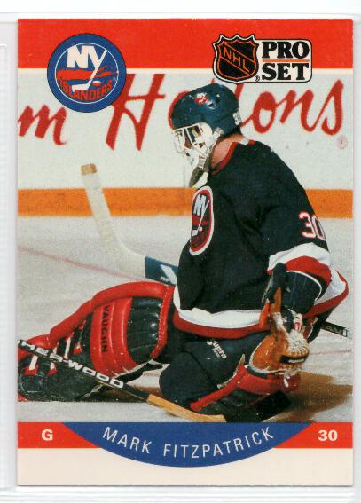 1990-91 Pro Set #181 Mark Fitzpatrick RC