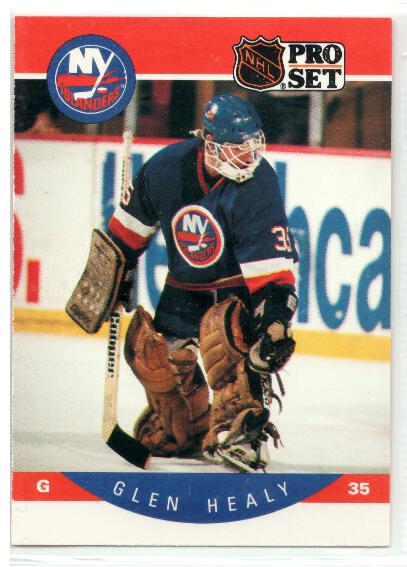 1990-91 Pro Set #183 Glenn Healy RC