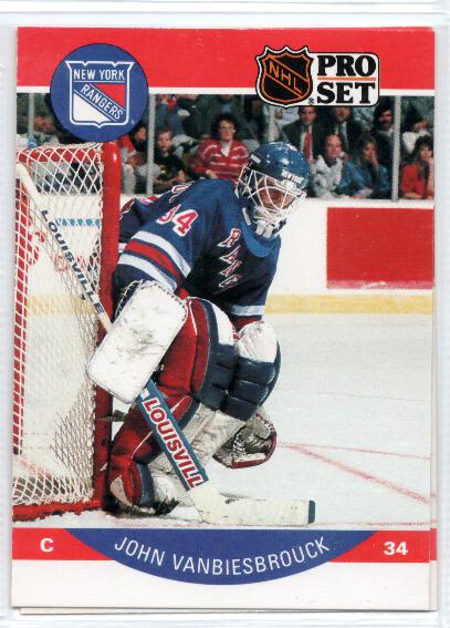 1990-91 Pro Set #209 John Vanbiesbrouck