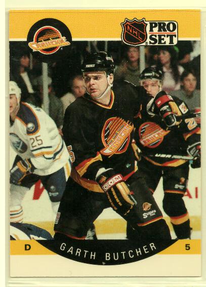 1990-91 Pro Set #295 Garth Butcher