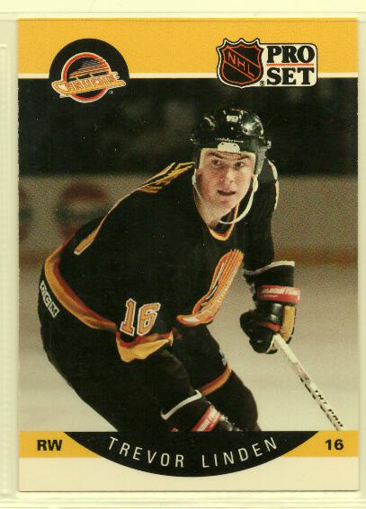 1990-91 Pro Set #299 Trevor Linden