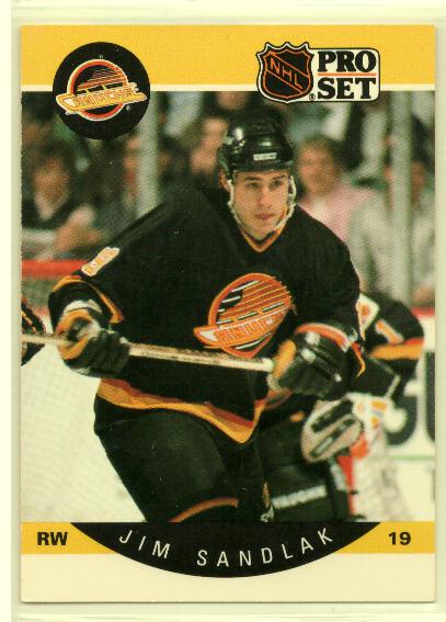 1990-91 Pro Set #305 Jim Sandlak