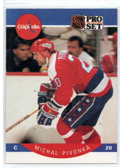 1990-91 Pro Set #319 Michal Pivonka RC