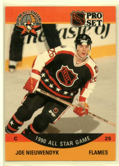 1990-91 Pro Set #344 Joe Nieuwendyk AS