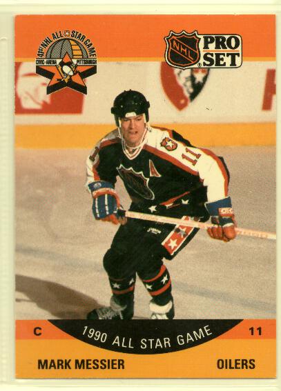 1990-91 Pro Set #349 Mark Messier AS