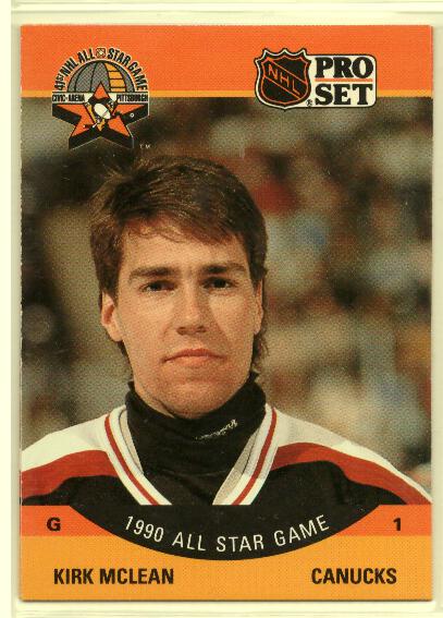 1990-91 Pro Set #355 Kirk McLean AS