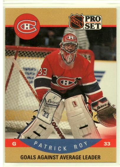 1990-91 Pro Set #399 Patrick Roy LL