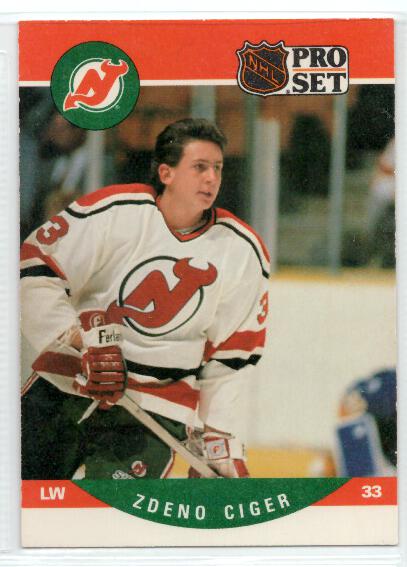1990-91 Pro Set #619 Zdeno Ciger