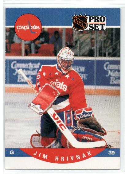 1990-91 Pro Set #646 Jim Hrivnak RC