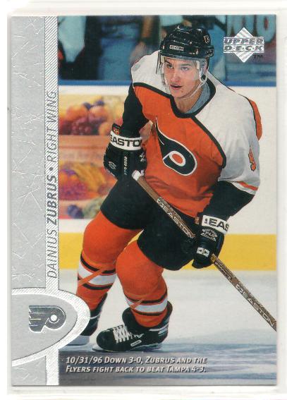 1996-97 Upper Deck #309 Dainius Zubrus RC